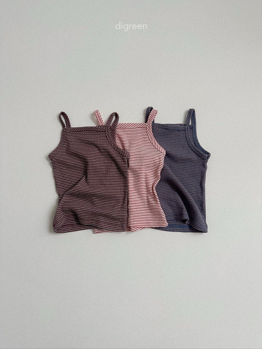 ［digreen］Peanut stripe sleeveless