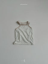 ［atomeme］Rene flower halter-neck tops