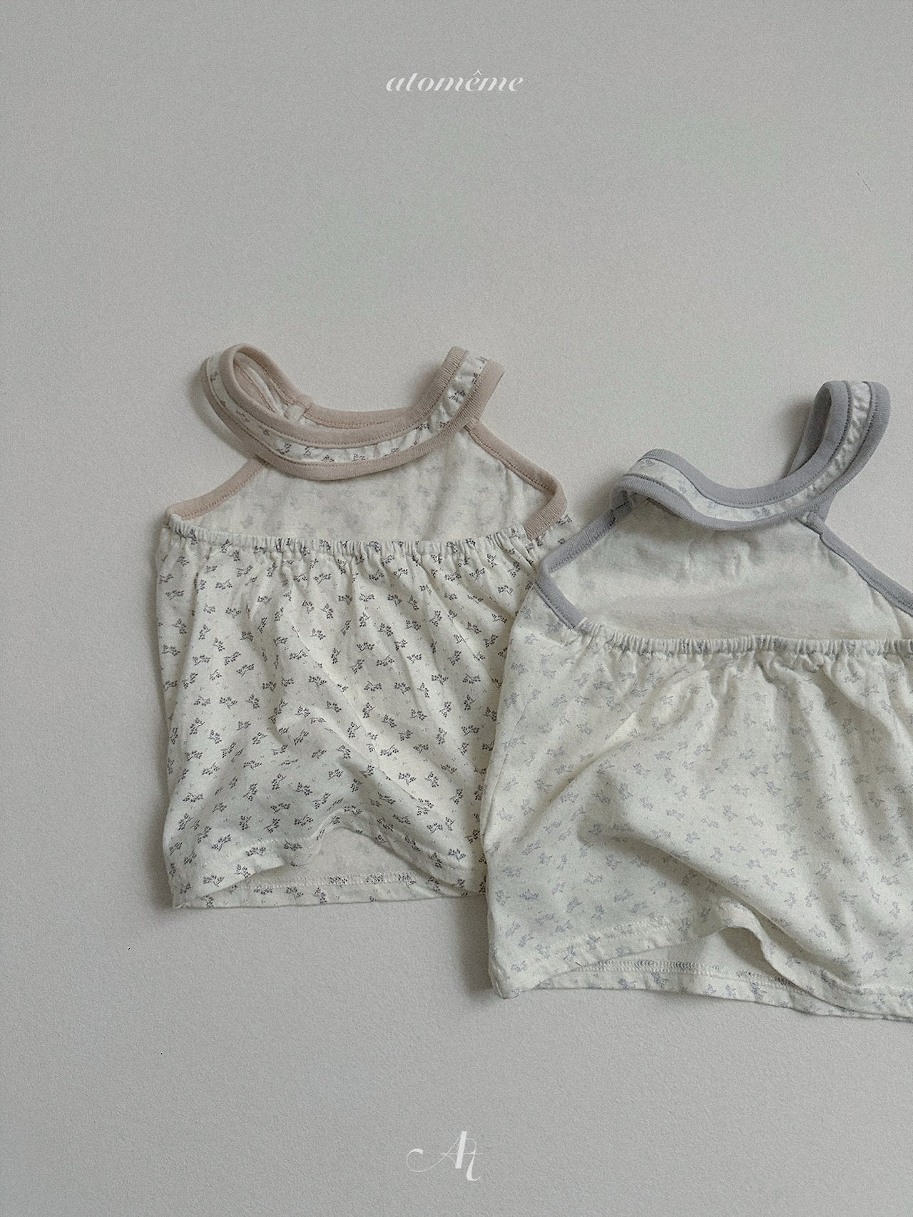 ［atomeme］Rene flower halter-neck tops