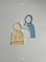 ［atomeme］Rene rib halter-neck tops