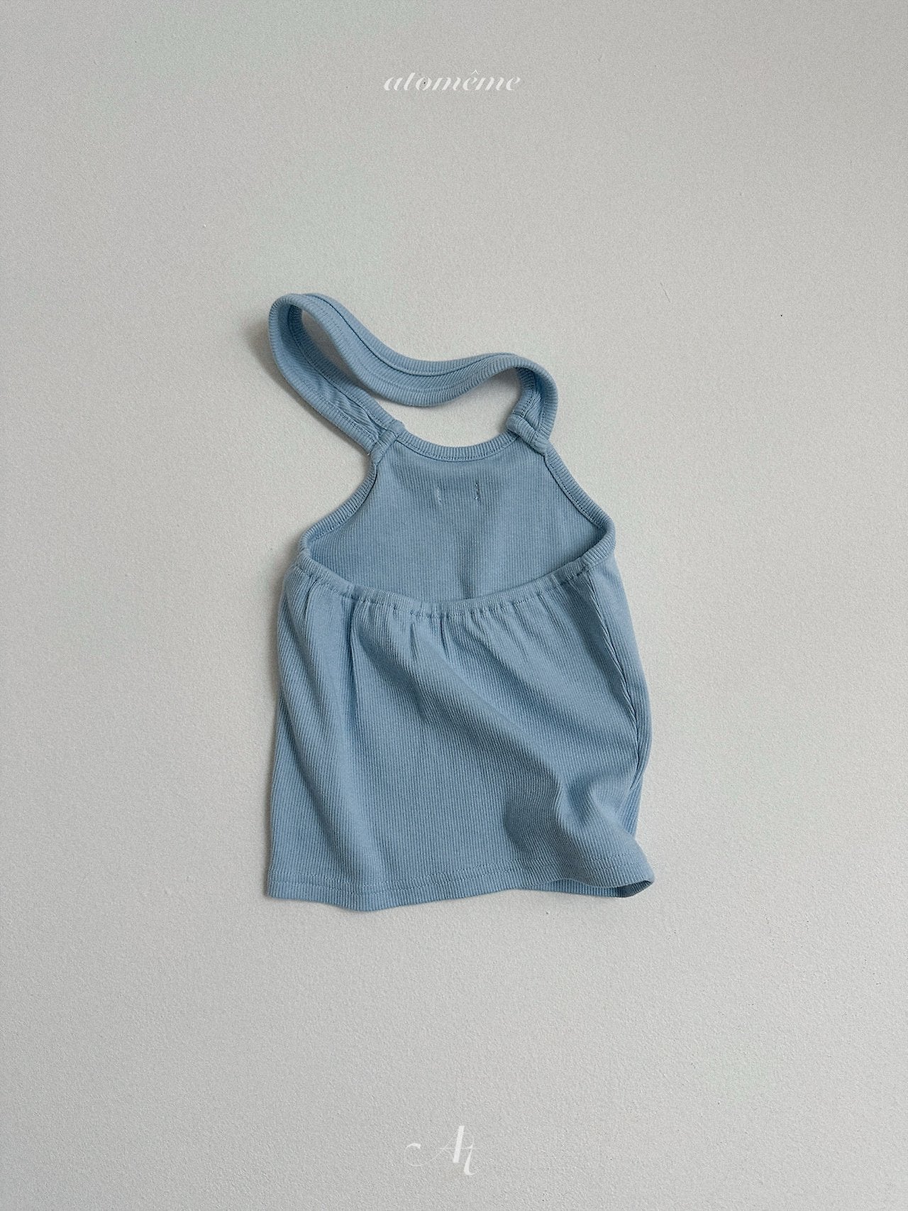 ［atomeme］Rene rib halter-neck tops