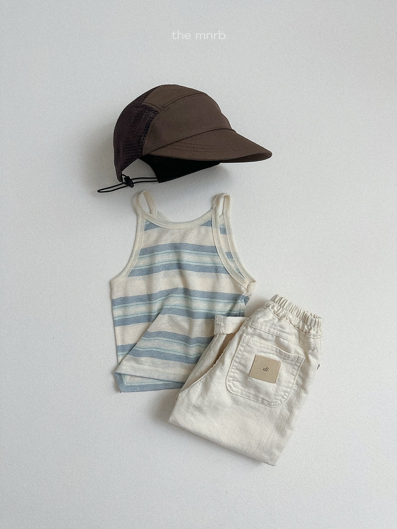 ［minirobe］Judy stripe camisole