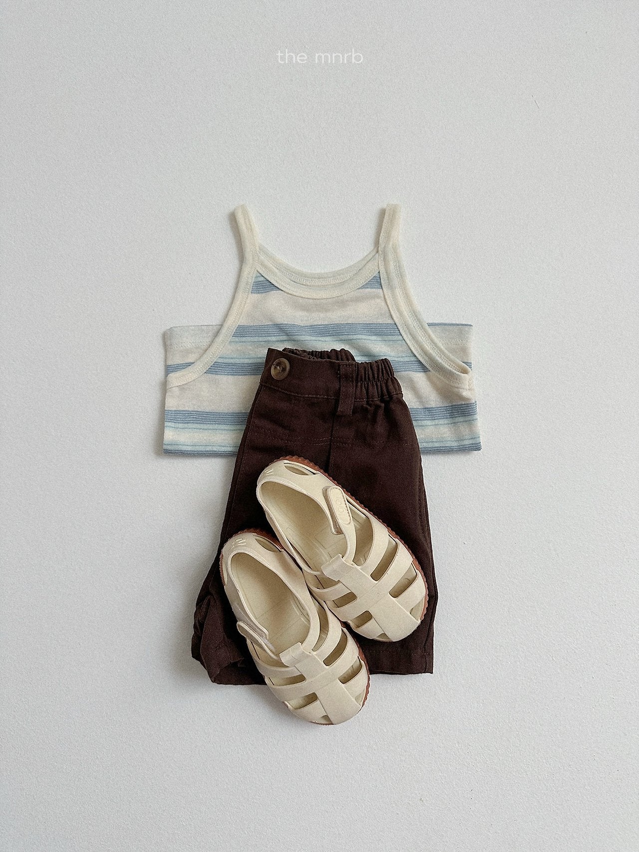 ［minirobe］Judy stripe camisole