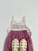 ［minirobe］Judy stripe camisole