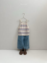 ［minirobe］Judy stripe camisole