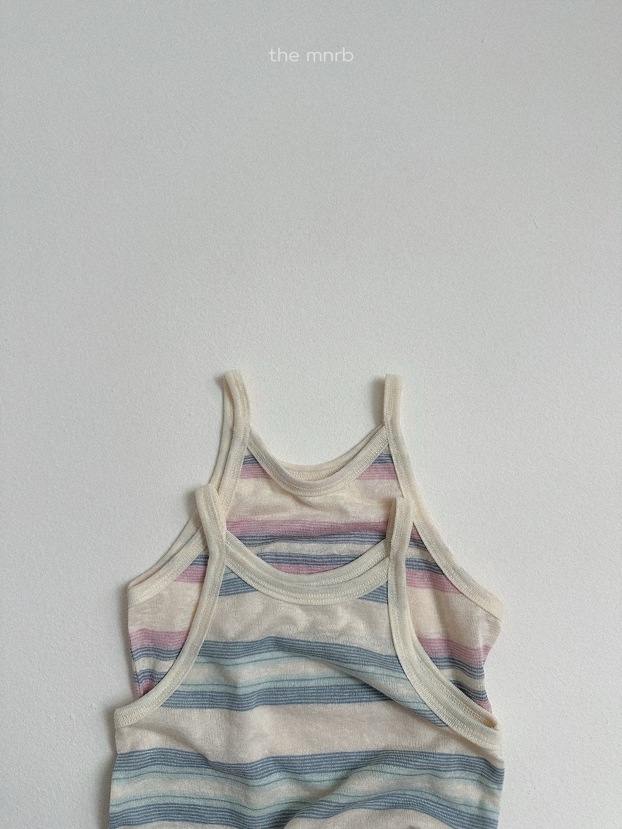 ［minirobe］Judy stripe camisole