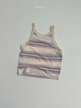 ［minirobe］Judy stripe camisole