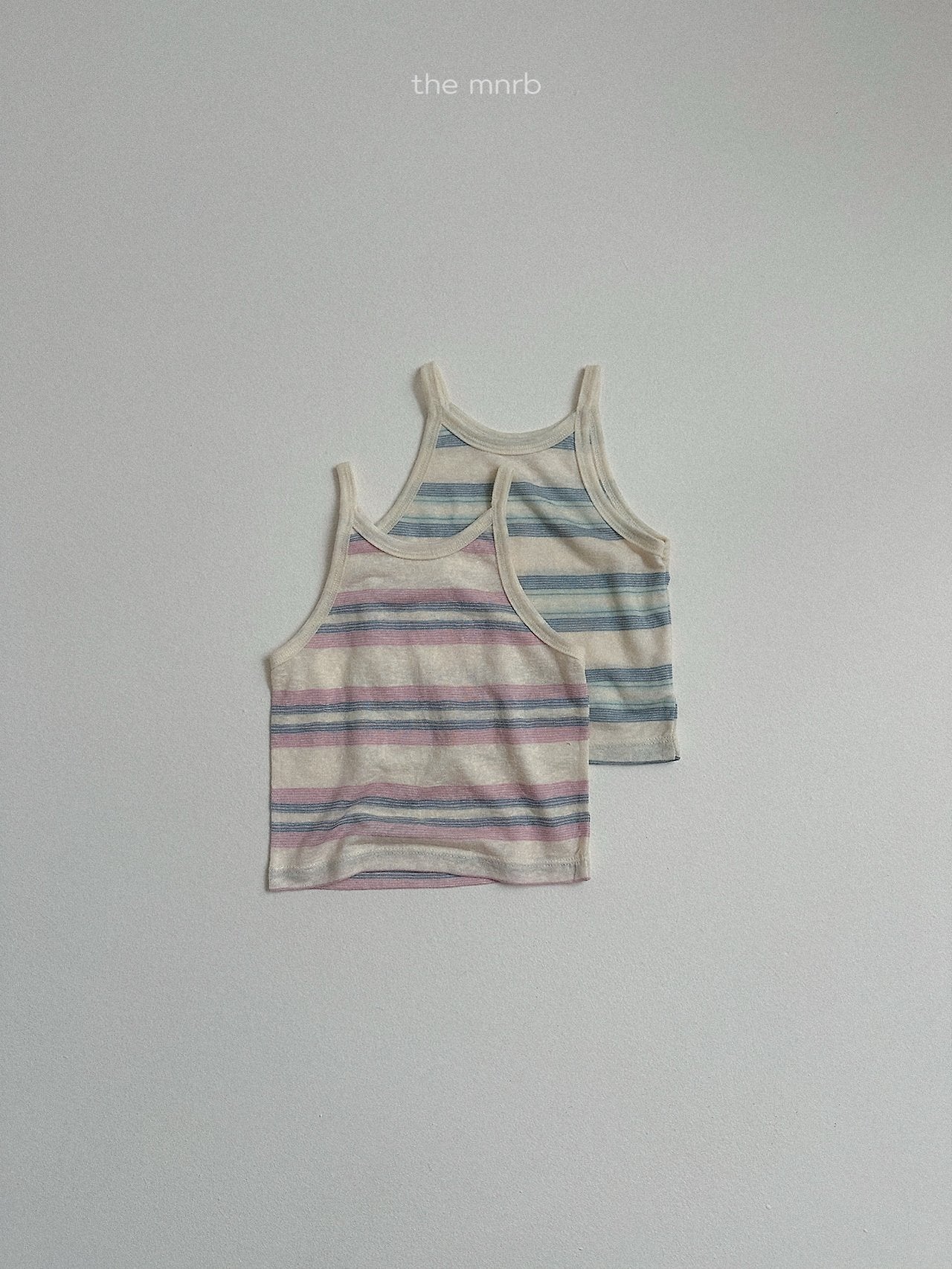 ［minirobe］Judy stripe camisole