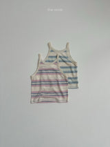 ［minirobe］Judy stripe camisole