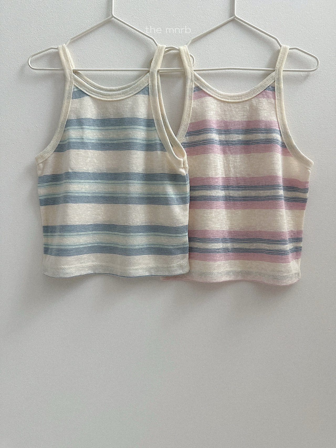 ［minirobe］Judy stripe camisole