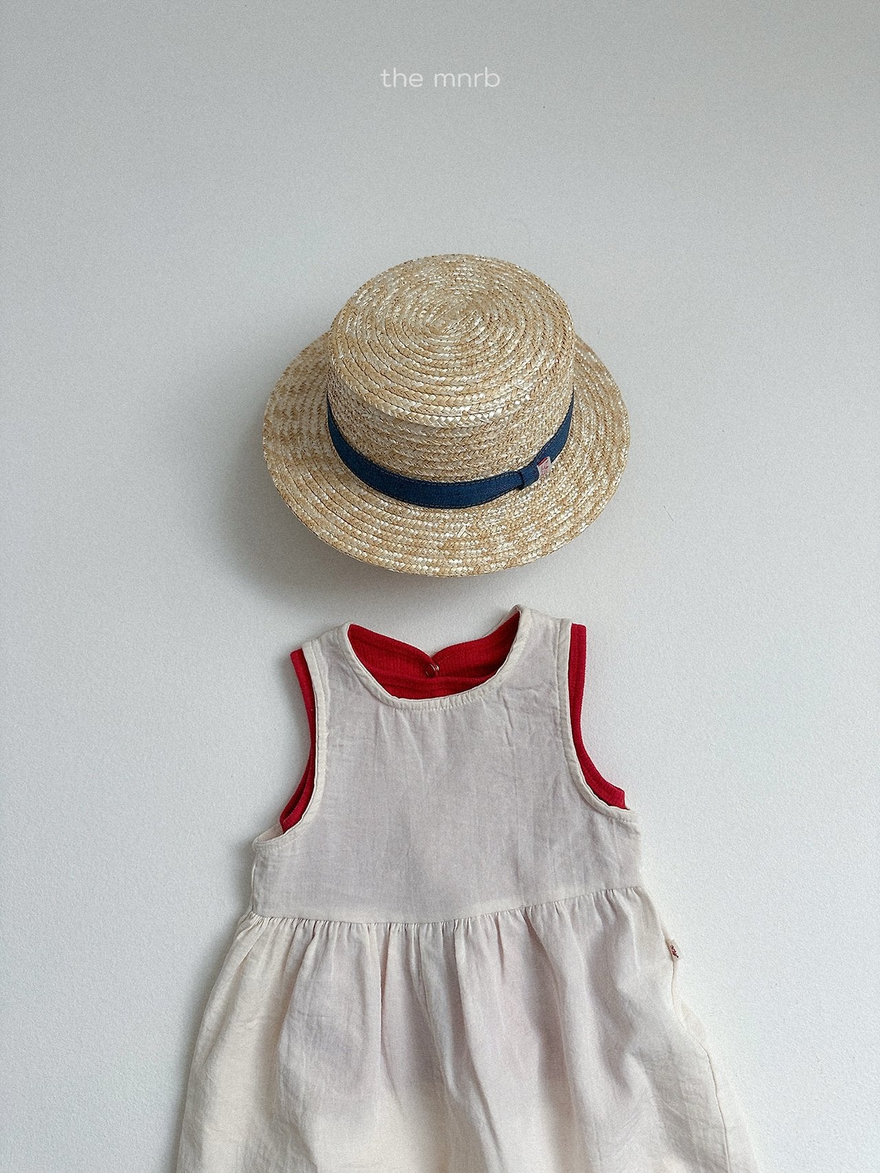 ［minirobe］Snap button sleeveless tee