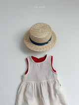 ［minirobe］Snap button sleeveless tee