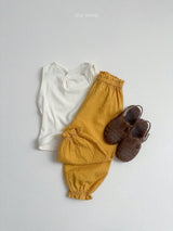 ［minirobe］Snap button sleeveless tee
