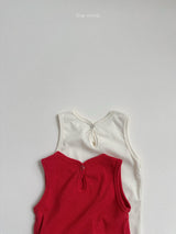 ［minirobe］Snap button sleeveless tee