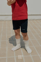 ［mome］Ribbed Dot Leggings