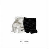 ［mome］Ribbed Dot Leggings