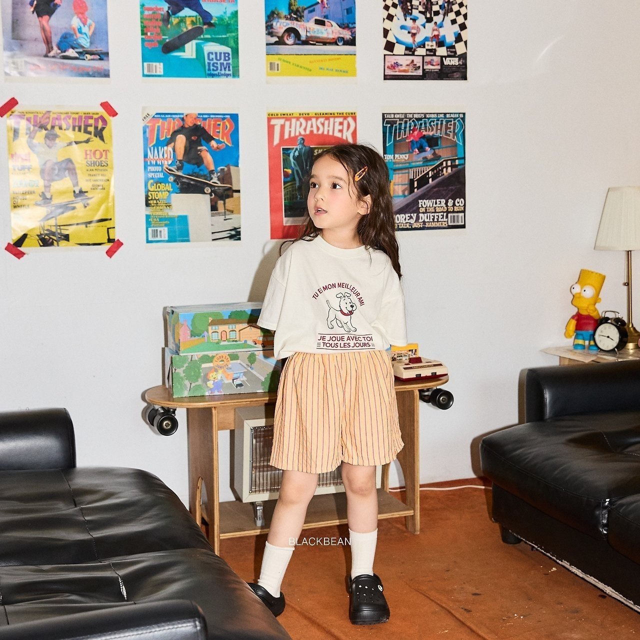 ［BLACK BEAN］Cozy short pants (kids)