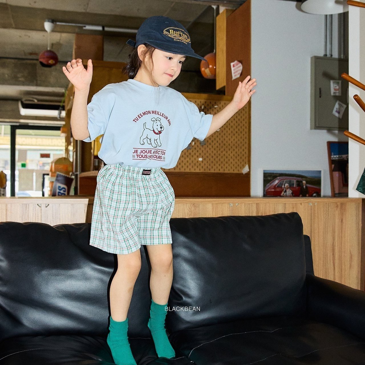 ［BLACK BEAN］Cozy short pants (kids)