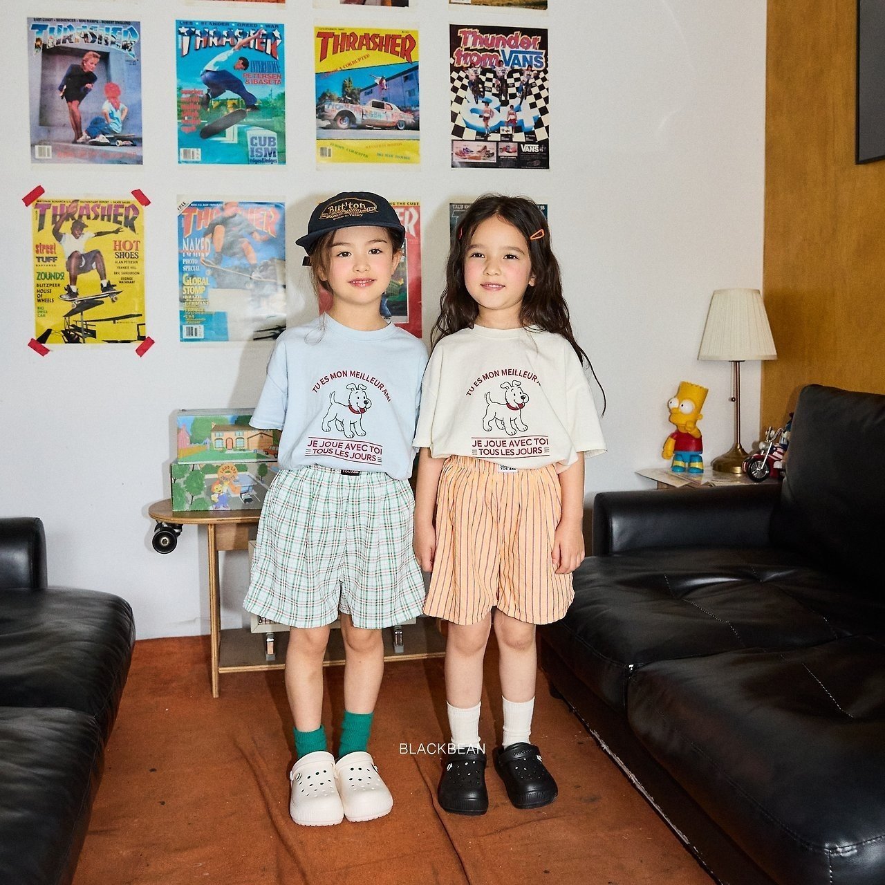 ［BLACK BEAN］Cozy short pants (kids)