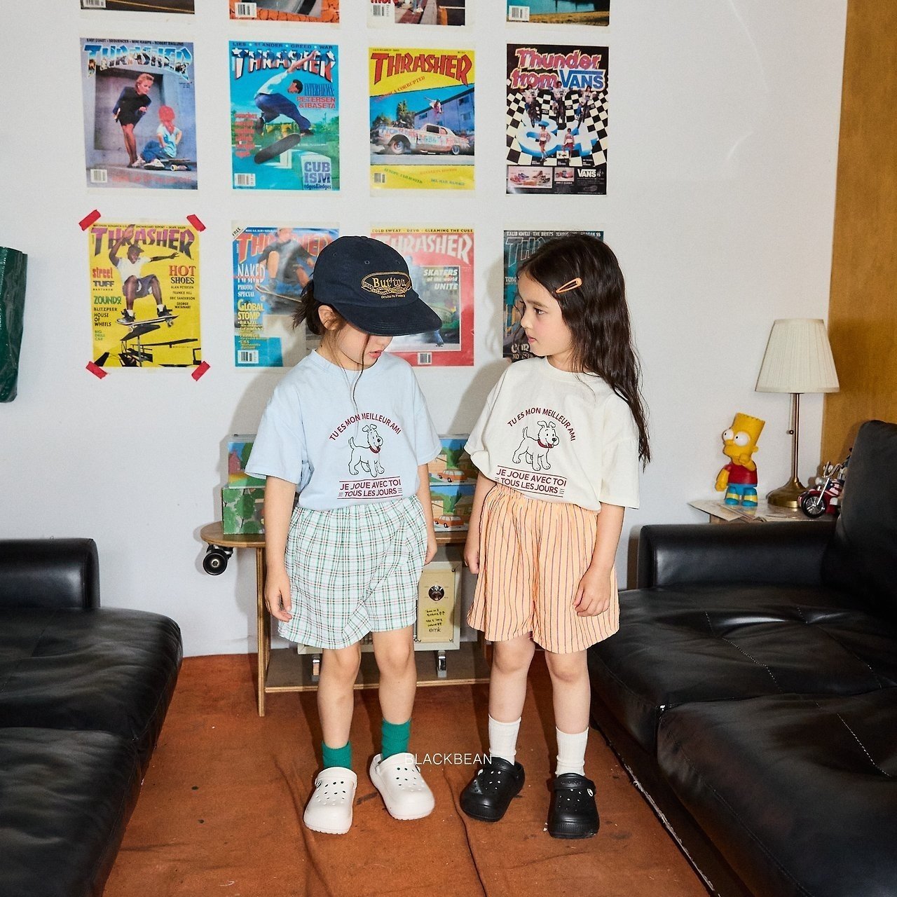 ［BLACK BEAN］Cozy short pants (kids)
