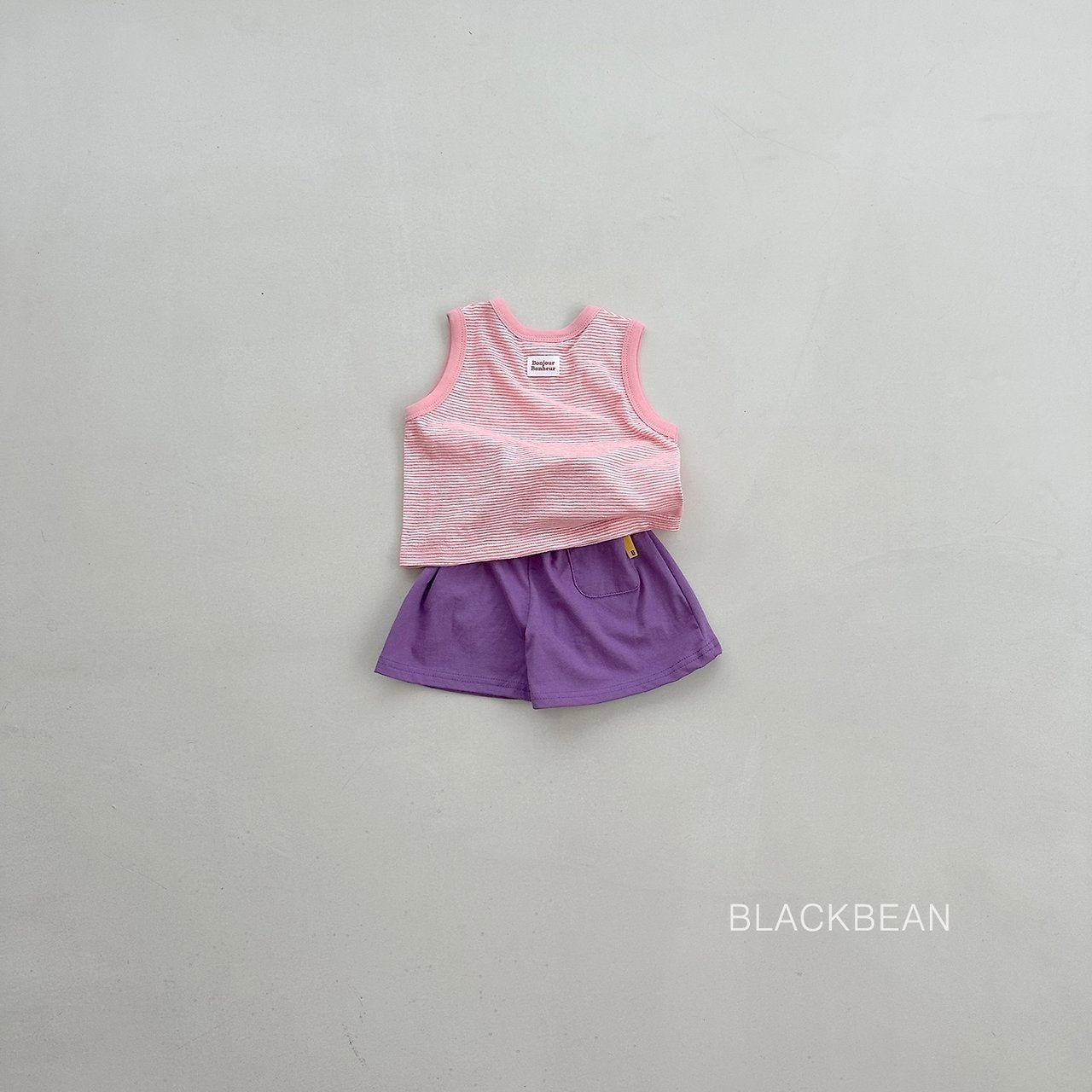 ［BLACK BEAN］Bonbon stripe tank (baby)
