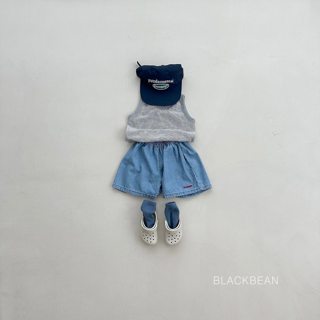 ［BLACK BEAN］Bonbon stripe tank (baby)