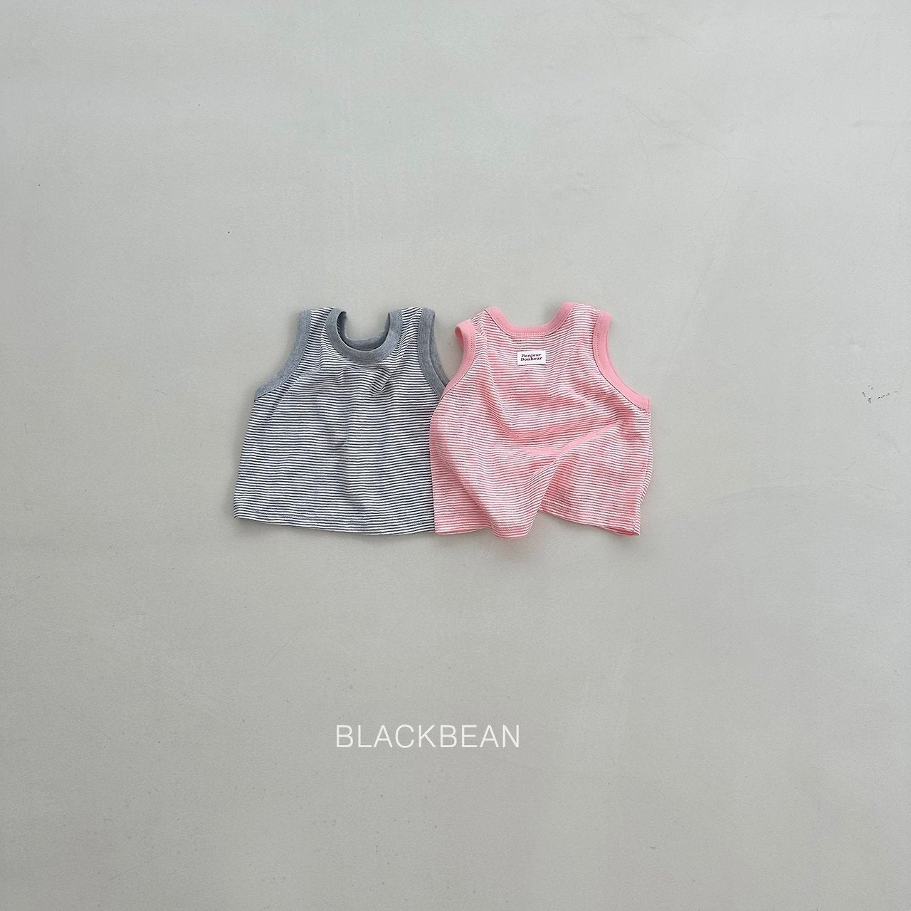 ［BLACK BEAN］Bonbon stripe tank (baby)