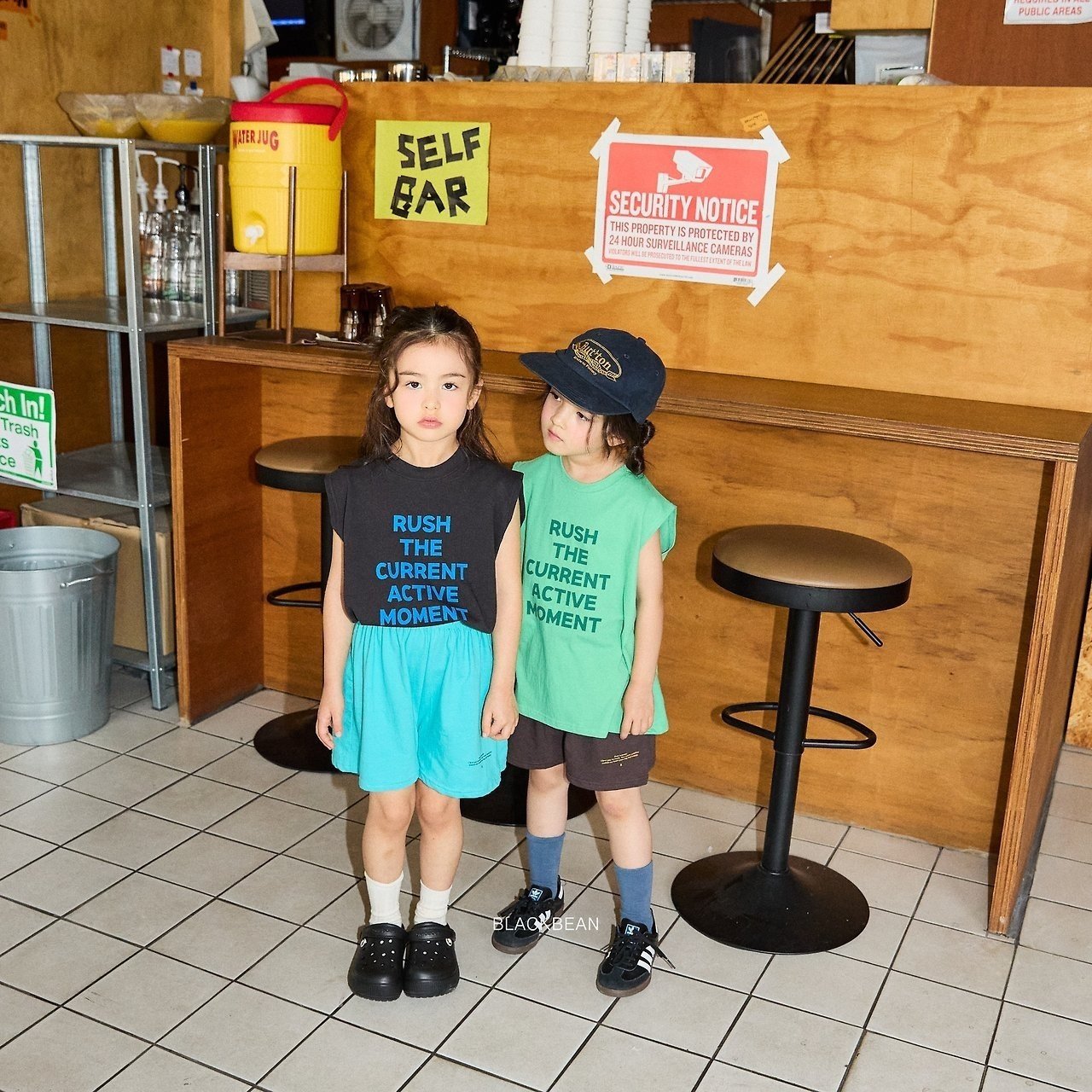 ［BLACK BEAN］Rush sleeveless tops (kids)