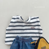 ［BLACK BEAN］Sunday stripe sleveeless tops (kids)