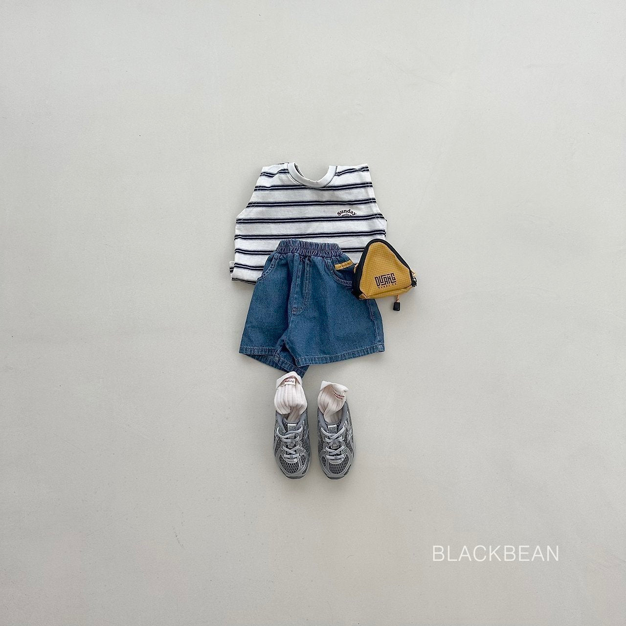 ［BLACK BEAN］Sunday stripe sleveeless tops (kids)