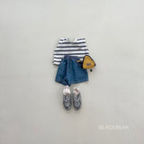［BLACK BEAN］Sunday stripe sleveeless tops (kids)