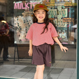 ［BLACK BEAN］Peanut stripe tee (kids)