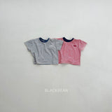 ［BLACK BEAN］Peanut stripe tee (kids)