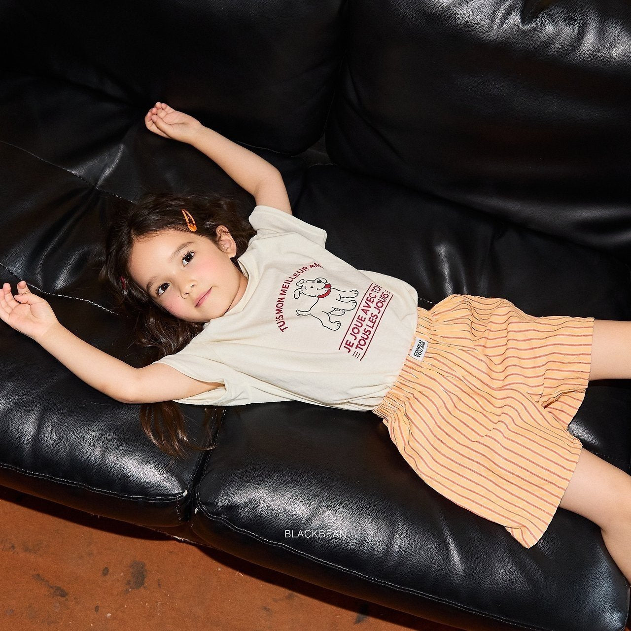 ［BLACK BEAN］Puppy tee (kids)