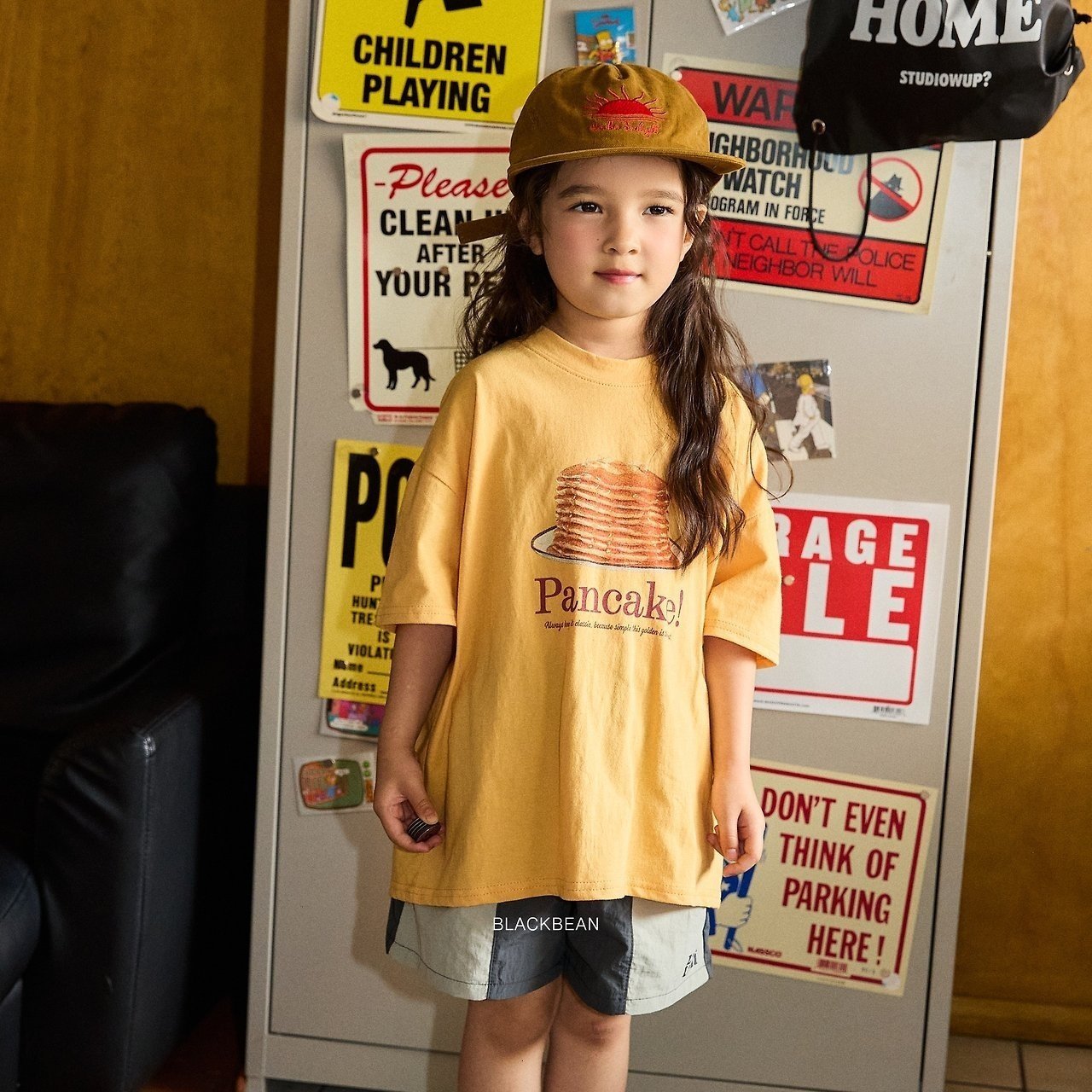 ［BLACK BEAN］Pancake tee (kids)