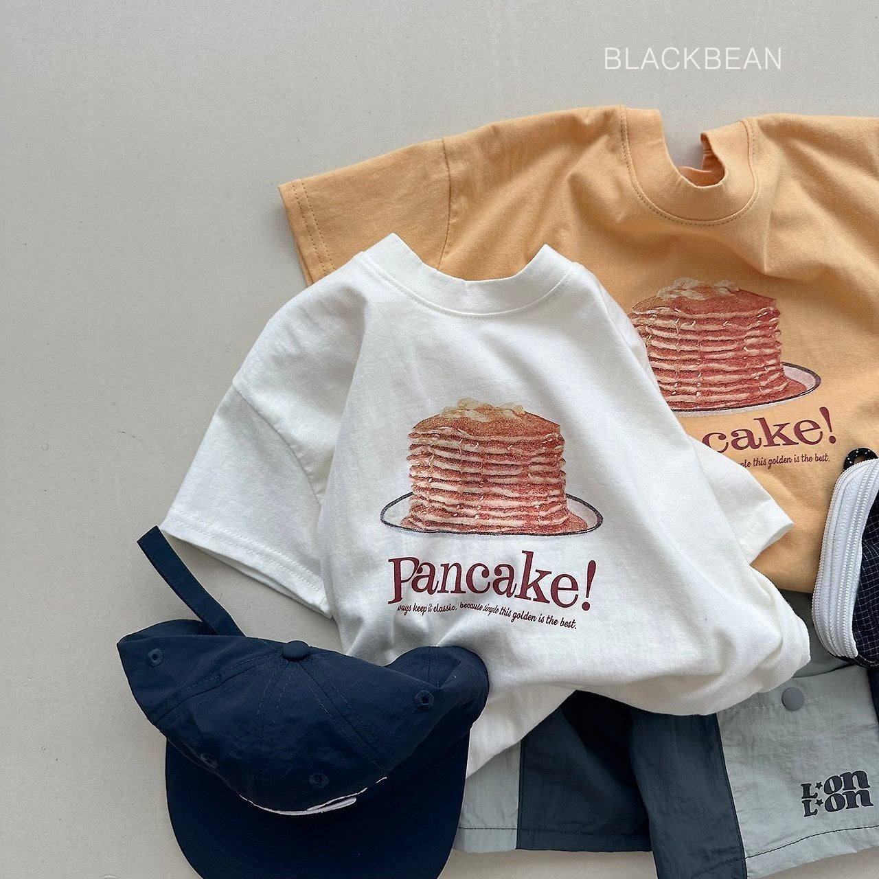 ［BLACK BEAN］Pancake tee (kids)