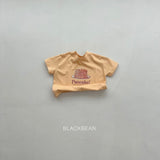 ［BLACK BEAN］Pancake tee (kids)