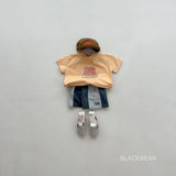 ［BLACK BEAN］Pancake tee (kids)