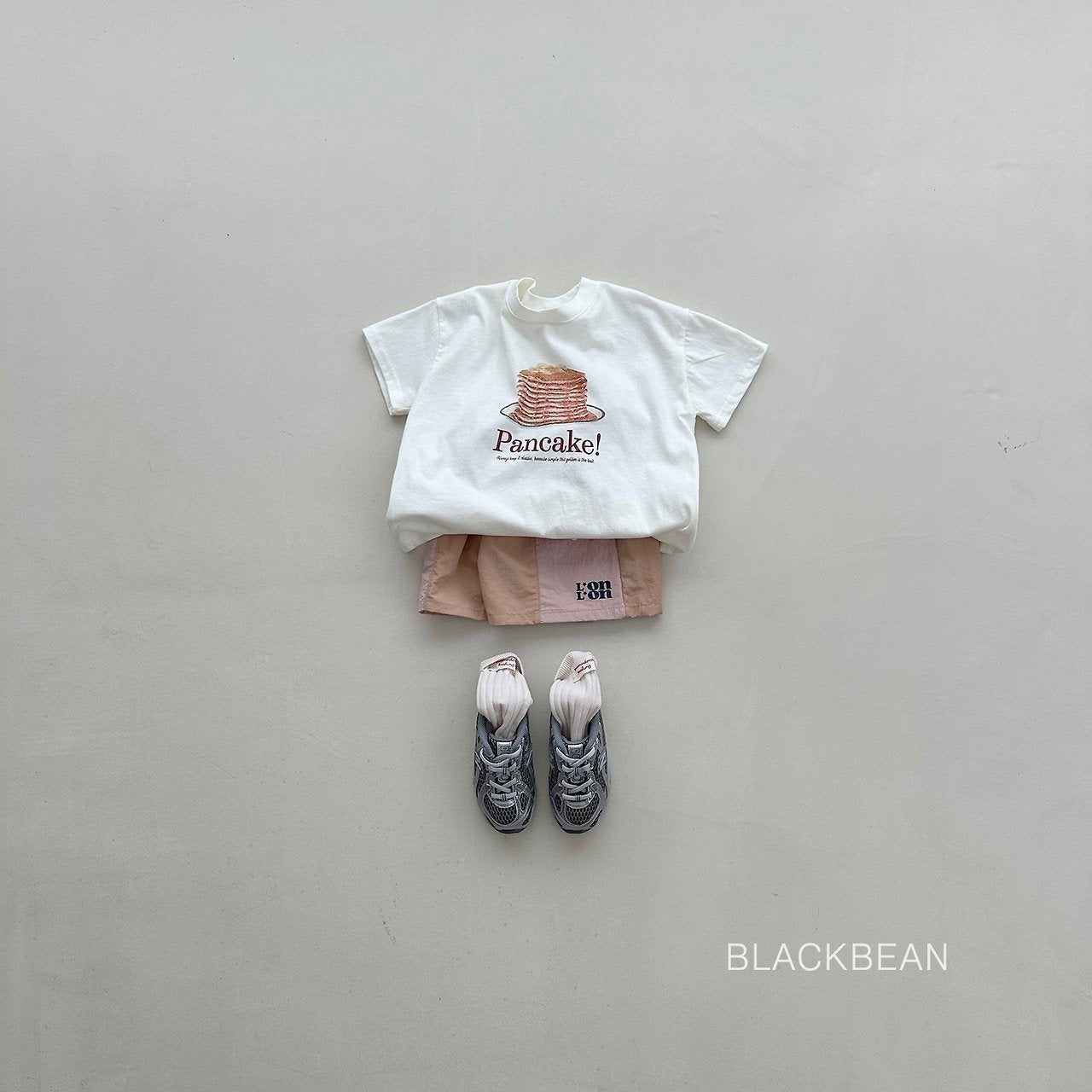 ［BLACK BEAN］Pancake tee (kids)