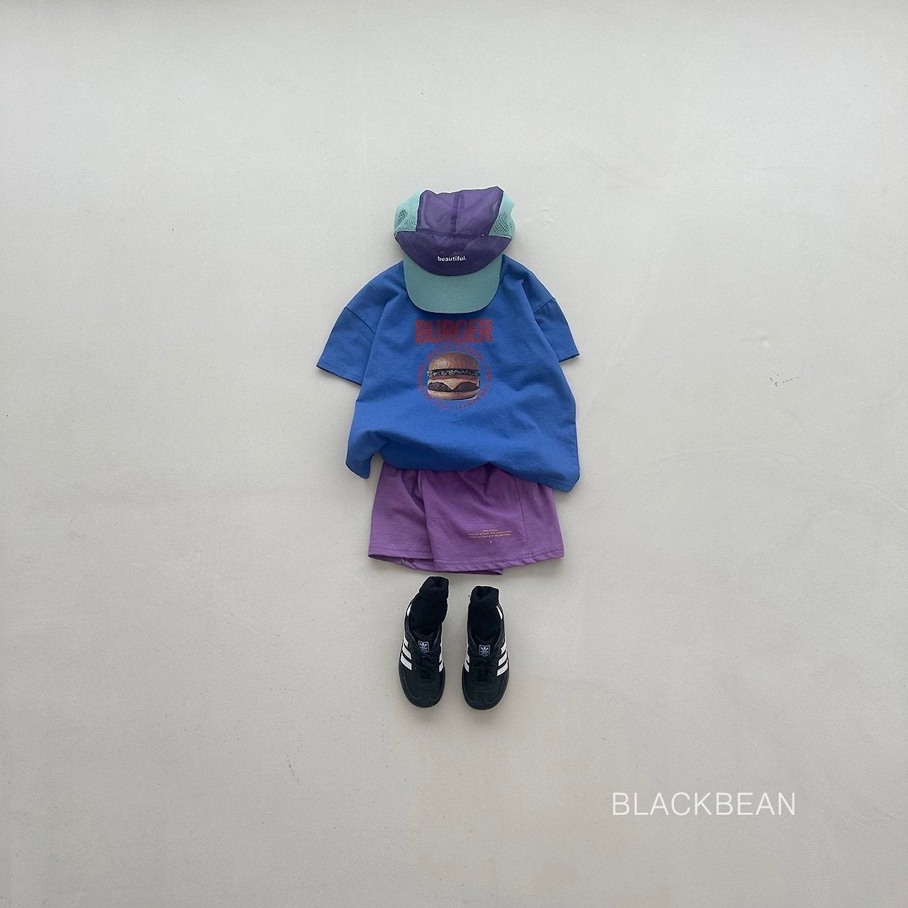 ［BLACK BEAN］Burger tee (kids)