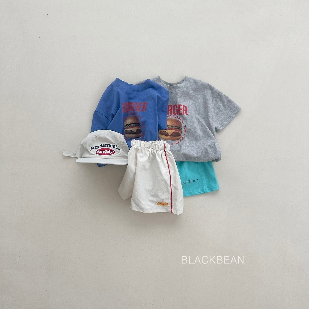 ［BLACK BEAN］Burger tee (kids)