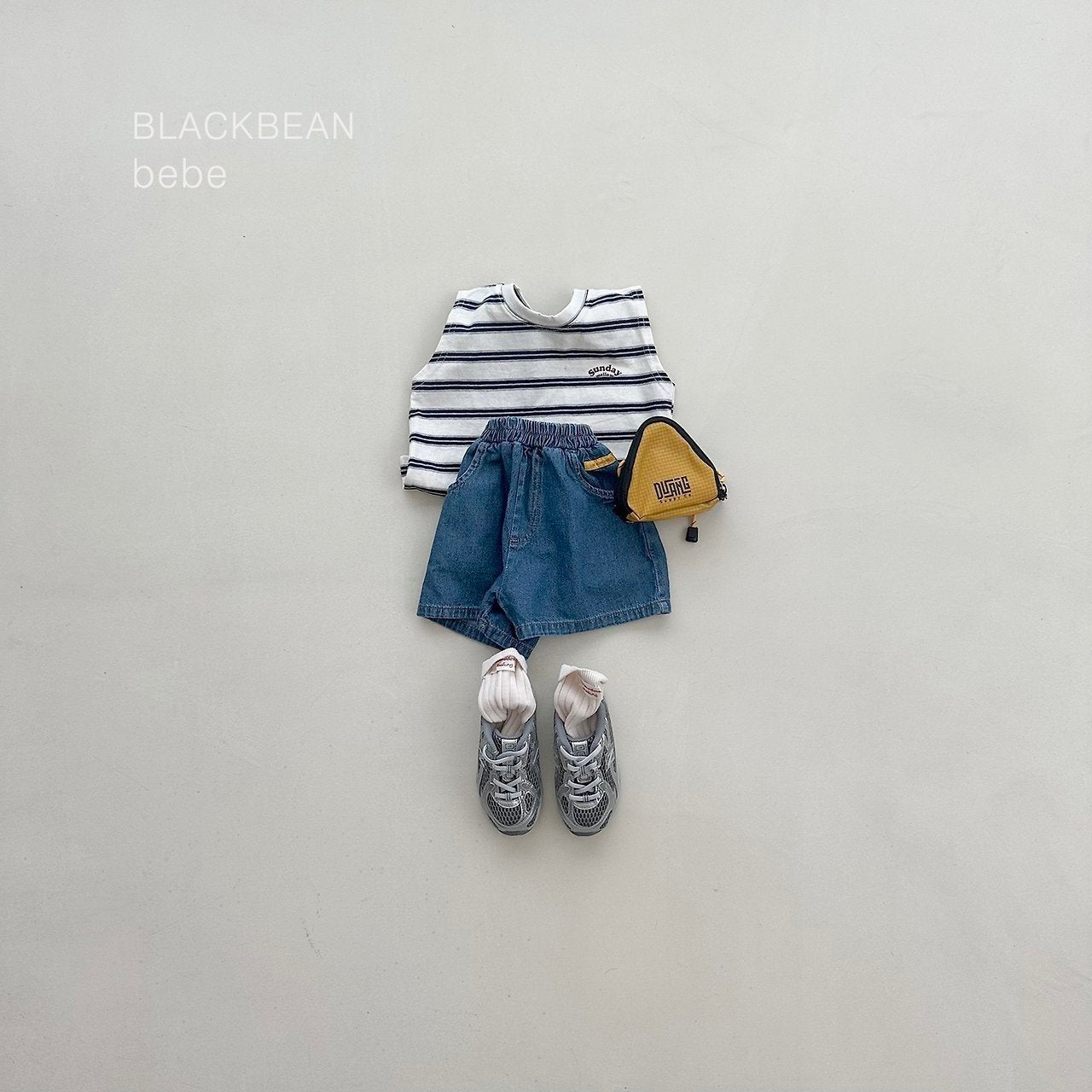 ［BLACK BEAN］Sunday stripe sleveeless tops (baby)