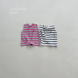 ［BLACK BEAN］Sunday stripe sleveeless tops (baby)