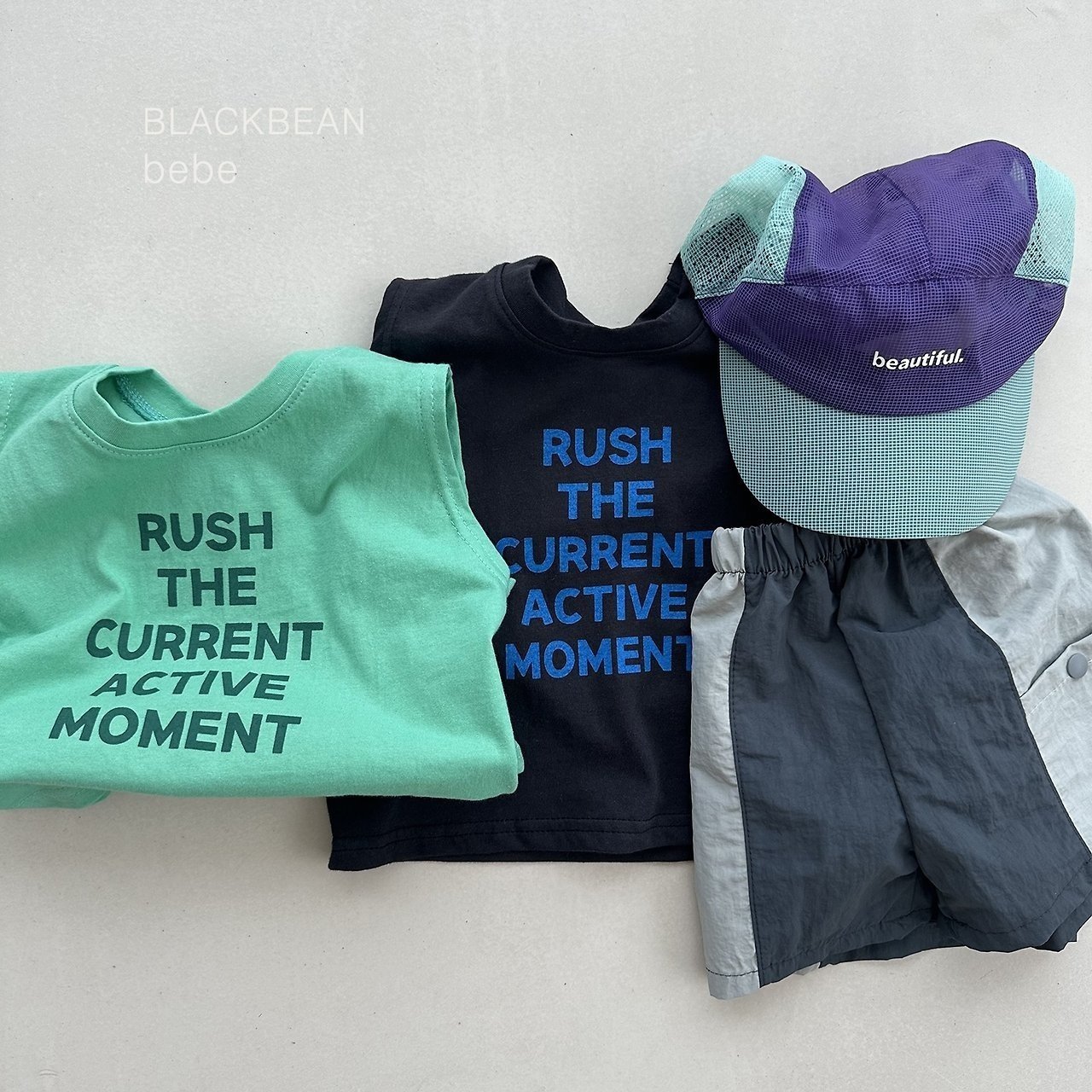 ［BLACK BEAN］Rush sleeveless tops (baby)
