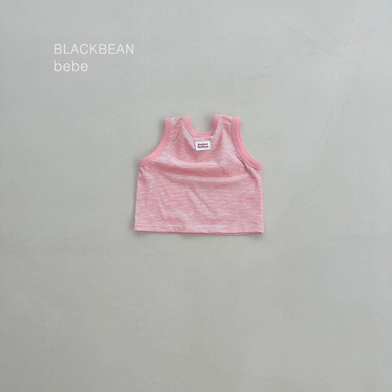 ［BLACK BEAN］Bonbon stripe tank (baby)