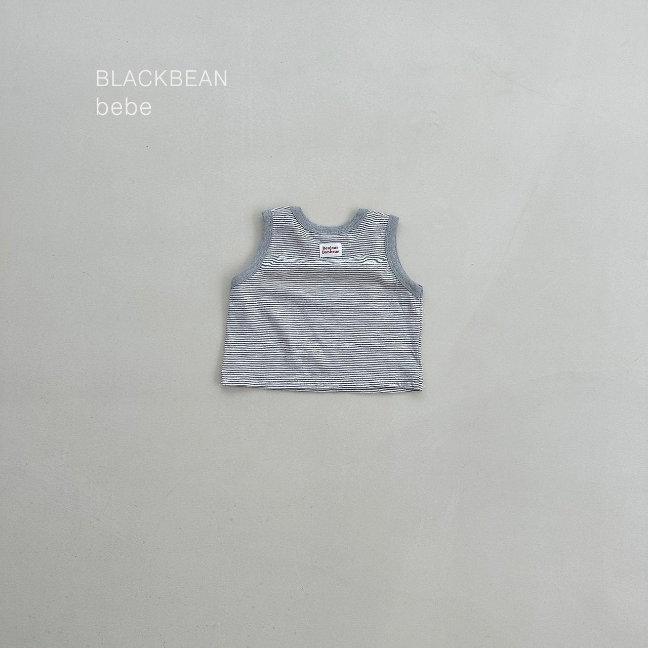 ［BLACK BEAN］Bonbon stripe tank (baby)