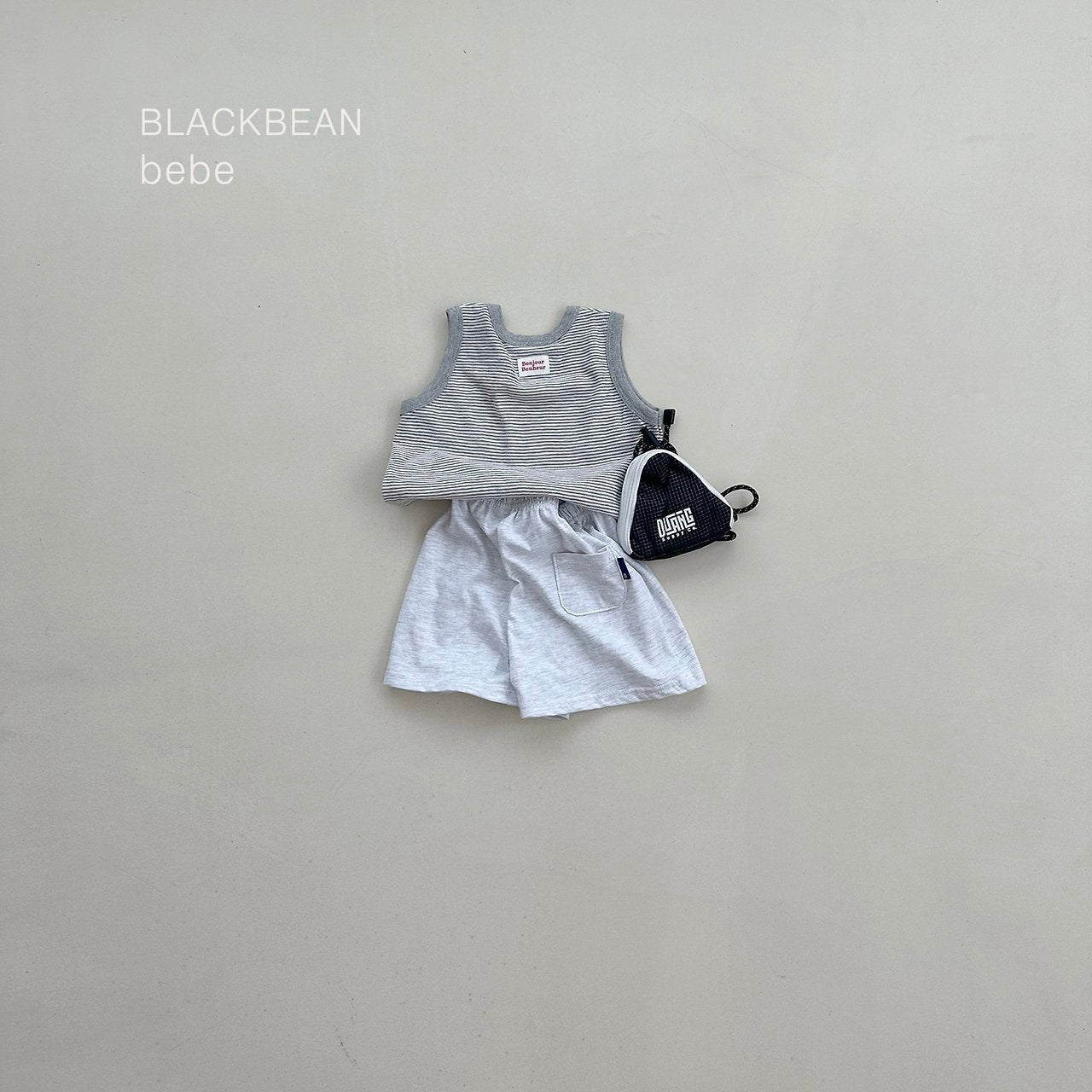 ［BLACK BEAN］Bonbon stripe tank (baby)