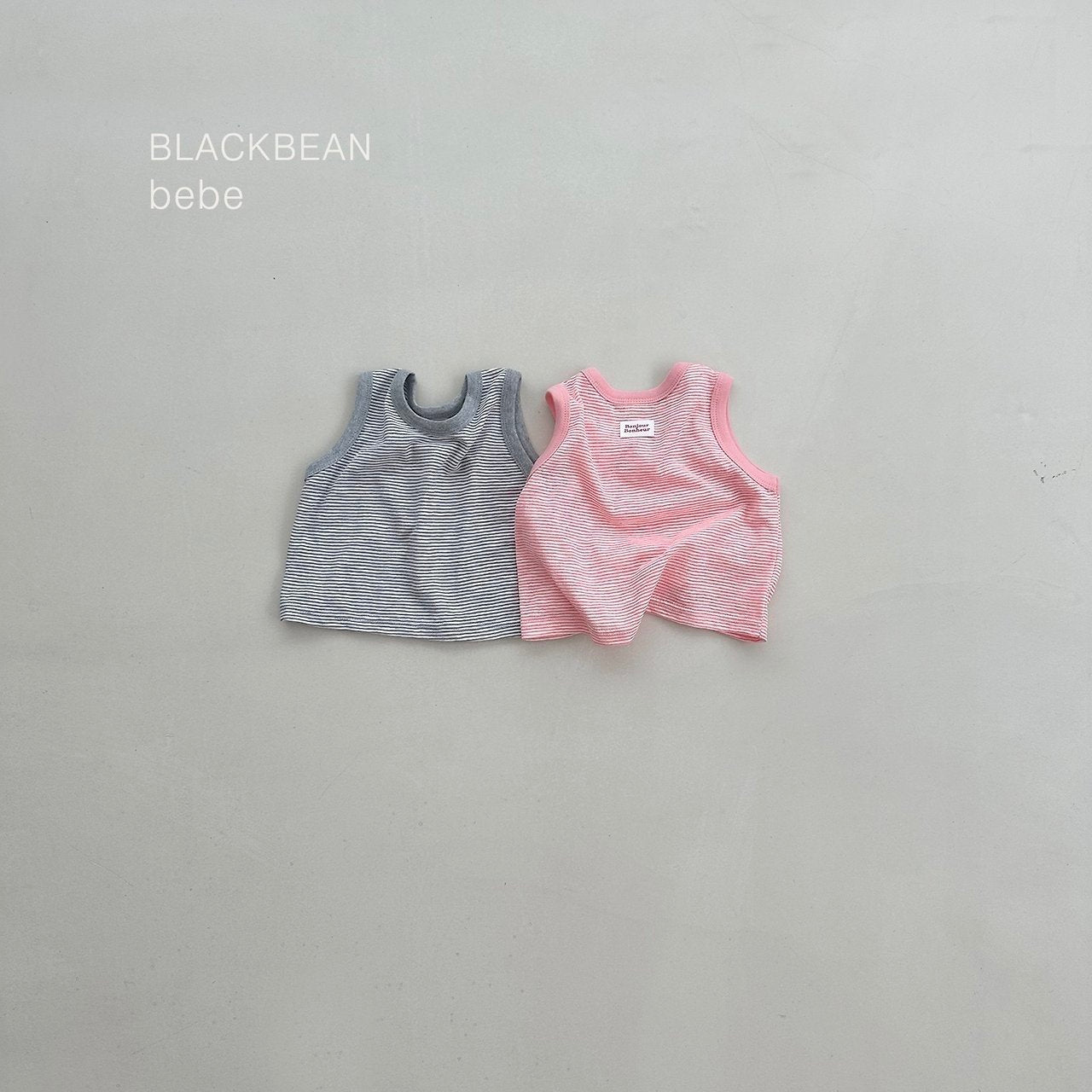 ［BLACK BEAN］Bonbon stripe tank (baby)