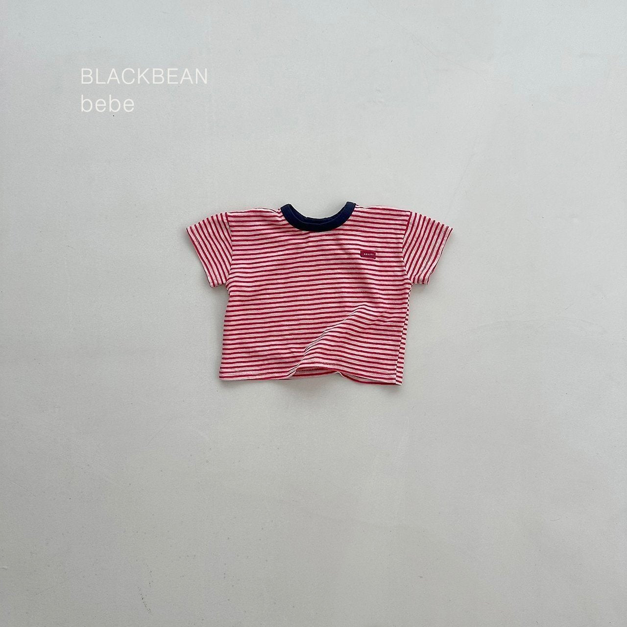 ［BLACK BEAN］Peanut stripe tee (baby)