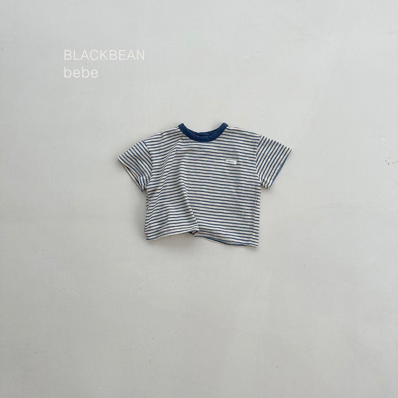 ［BLACK BEAN］Peanut stripe tee (baby)